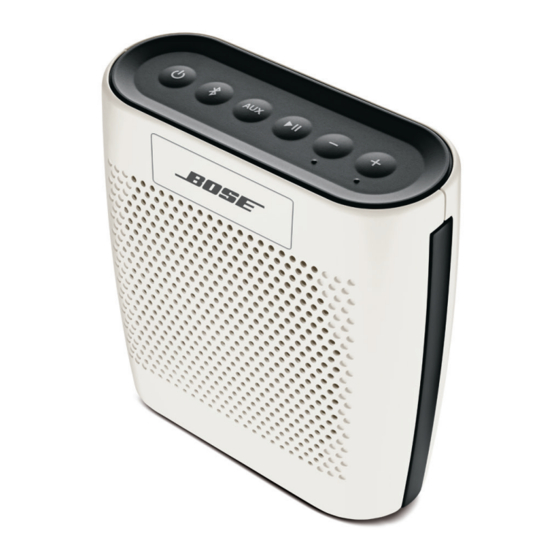 Bose SoundLink Colour Gebruikershandleiding