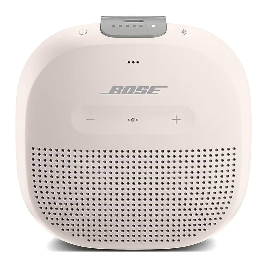 Bose SOUNDLINK MICRO Troubleshooting Manual