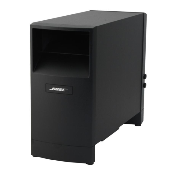 Bose 29275 Manuale d'uso