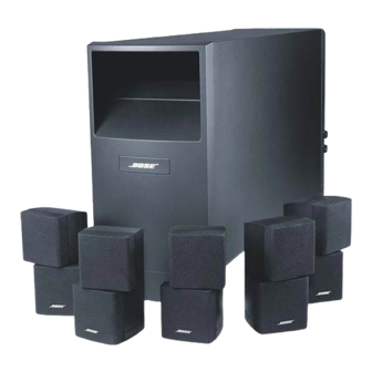 Bose Acoustimass 16 Series 소유자 매뉴얼