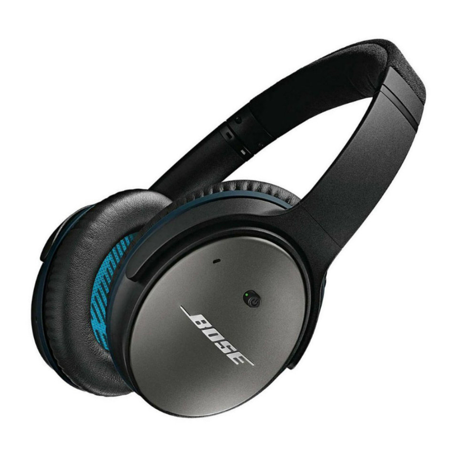 Bose QuietComfort 25 Frequently Asked Questions Manual