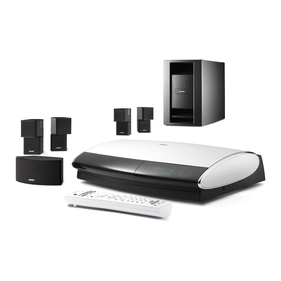 Bose Lifestyle Music Center Manuale d'uso