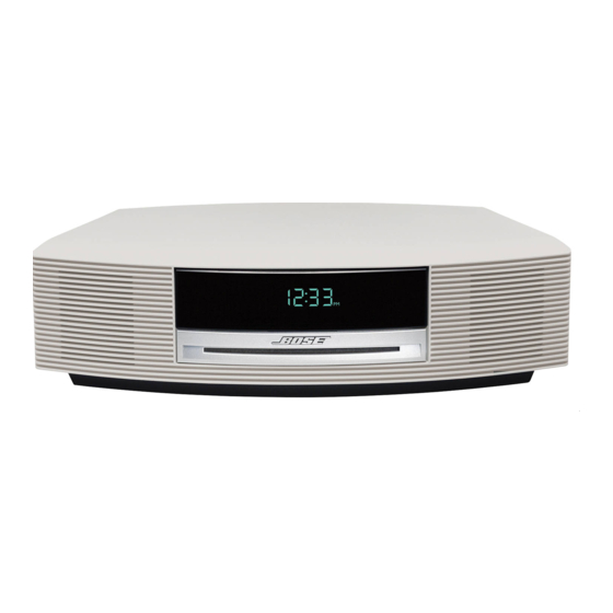 Bose CD Player 소유자 매뉴얼