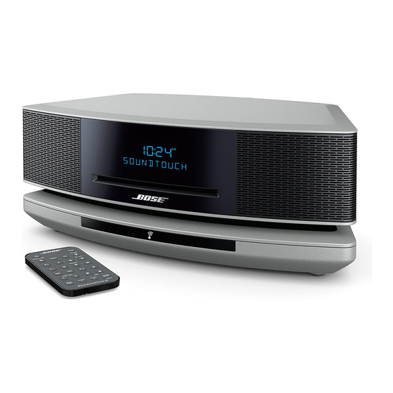 Bose Wave SoundTouch IV series Kullanıcı El Kitabı