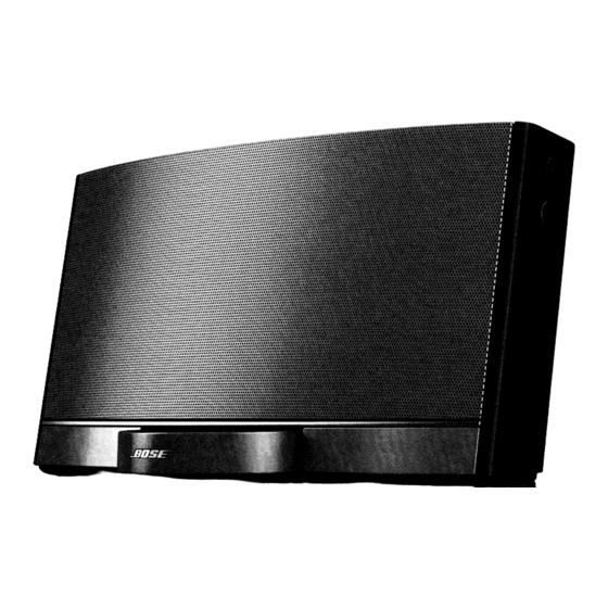 Bose SOUNDDOCK PORTABLE DIGITAL MUSIC SYSTEM Instrukcja obsługi