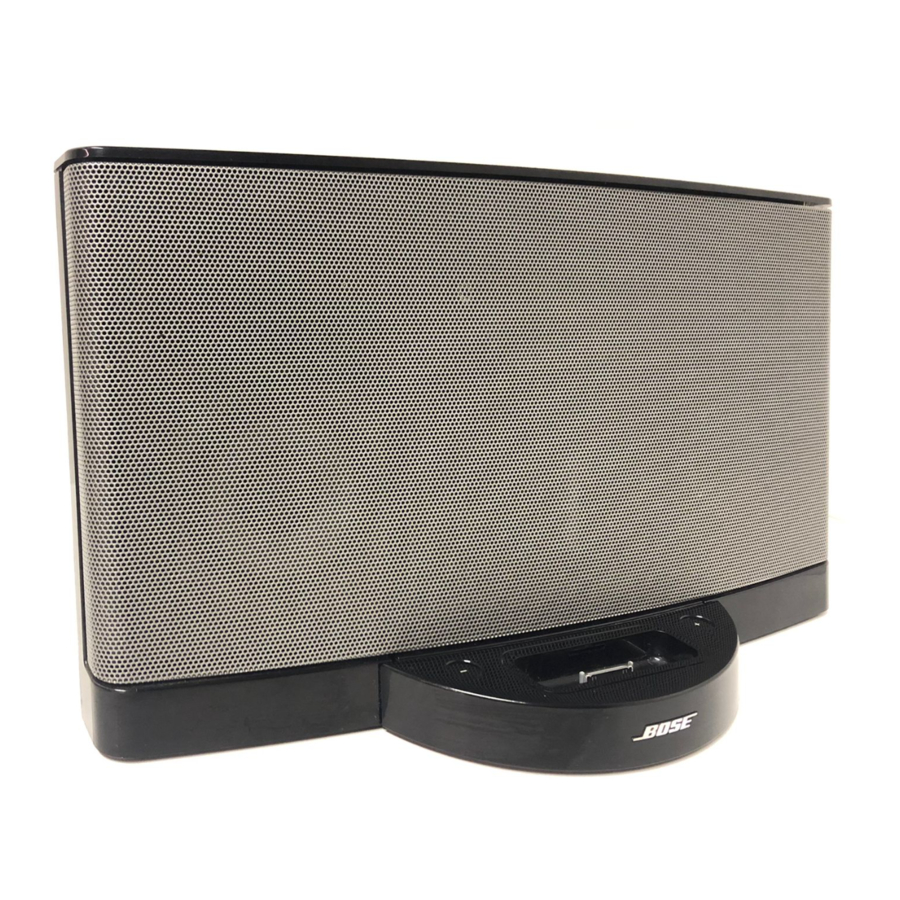 Bose SoundDock Series II Kullanıcı El Kitabı