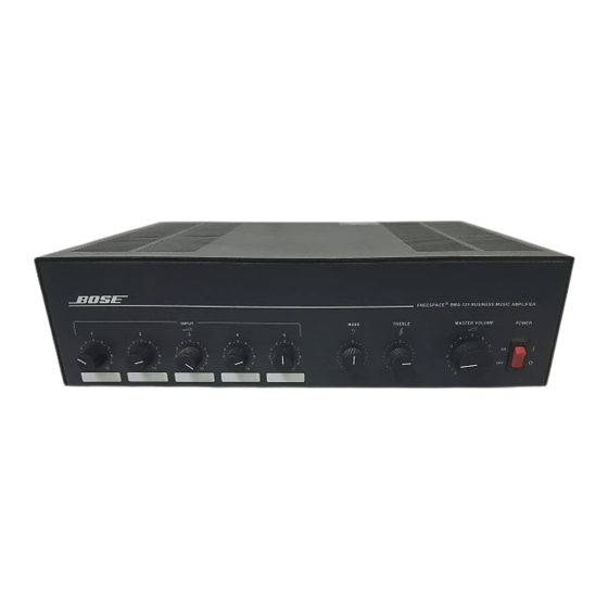 Bose FREESPACE BMA-125 Servis Kılavuzu