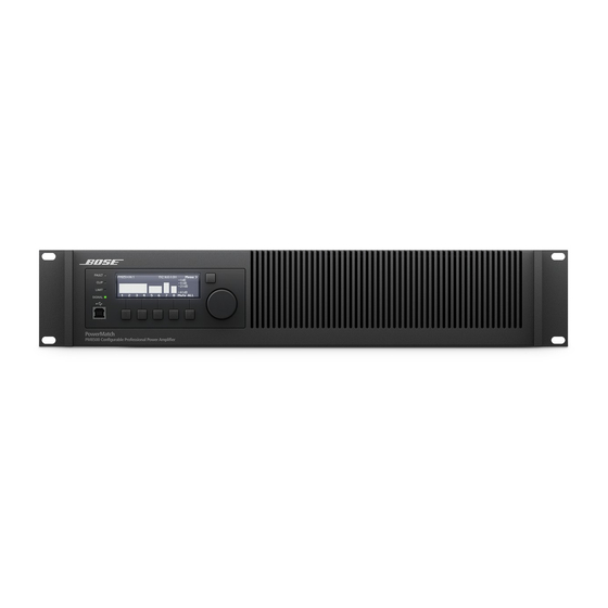 Bose PM8500 / PM8500N PM8250 Installations- und Sicherheitsanweisungen