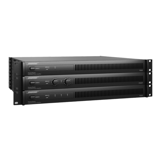 Bose PowerShare PS602 Посібник з монтажу та експлуатації