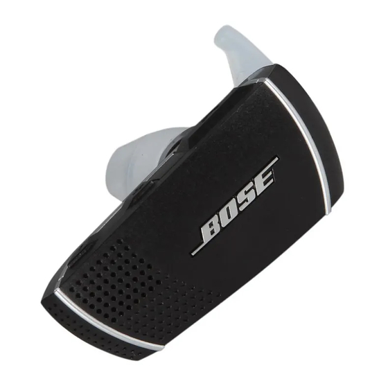 Bose Bluetooth Instrukcja obsługi