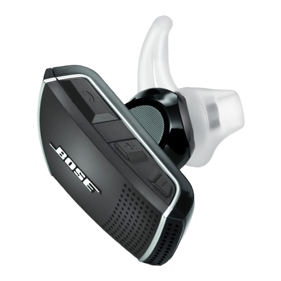 Bose BLUETOOTH HEADSET Instrukcja obsługi