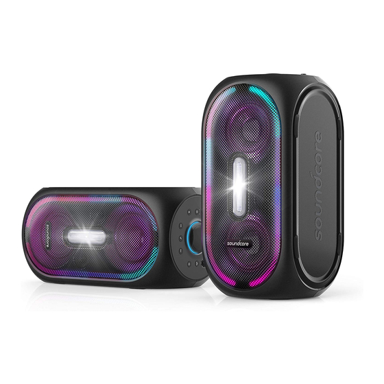 Anker Soundcore Rave A3391 Gebruikershandleiding