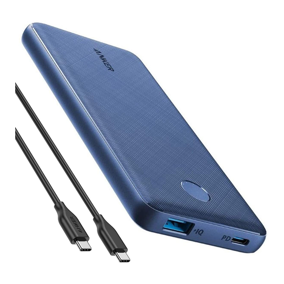 Anker PowerCore Slim 10000 PD Manuel de l'utilisateur