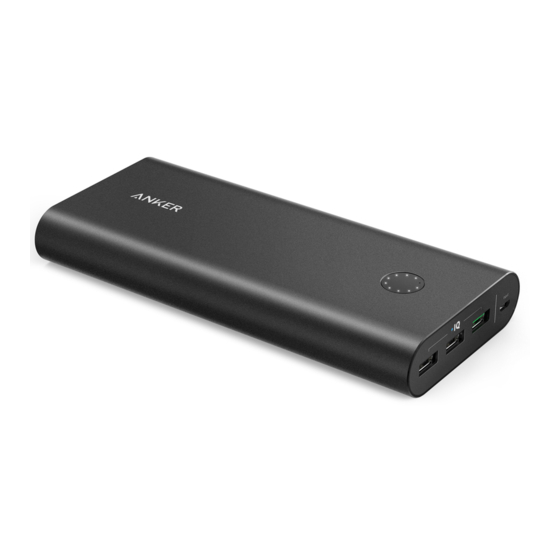 Anker PowerCore+ 26800 Hoş Geldiniz Kılavuzu