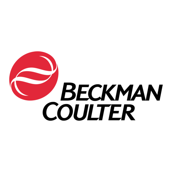 Beckman Coulter Cytomics FC 500 Руководство пользователя