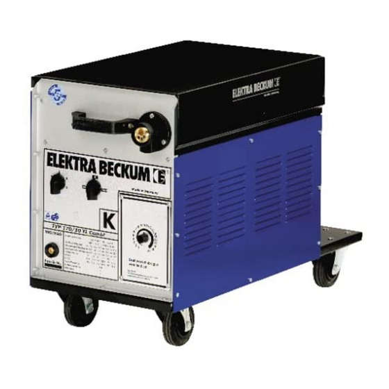 Elektra Beckum 170 - 230 Amp Models (Francese) Avviso di utilizzo