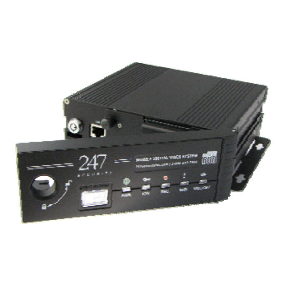 247Security mDVR600 Series 빠른 매뉴얼