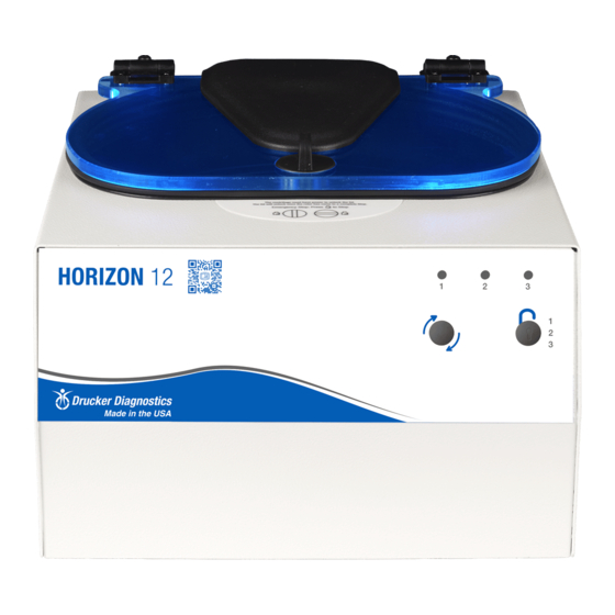 Drucker Diagnostics Horizon 12 Manuale di servizio