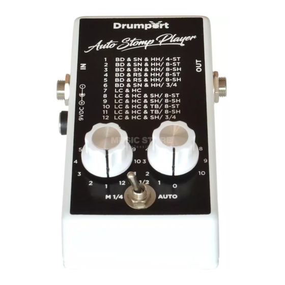 Drumport Auto Stomp Player MKII Instrukcja obsługi