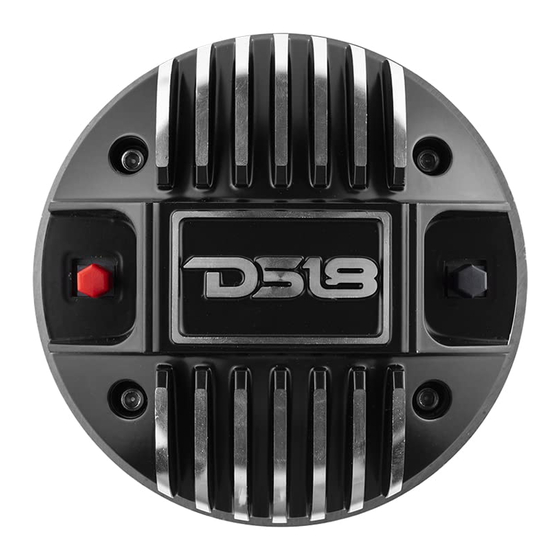 DS18 PRO-D2PH Manuale d'uso