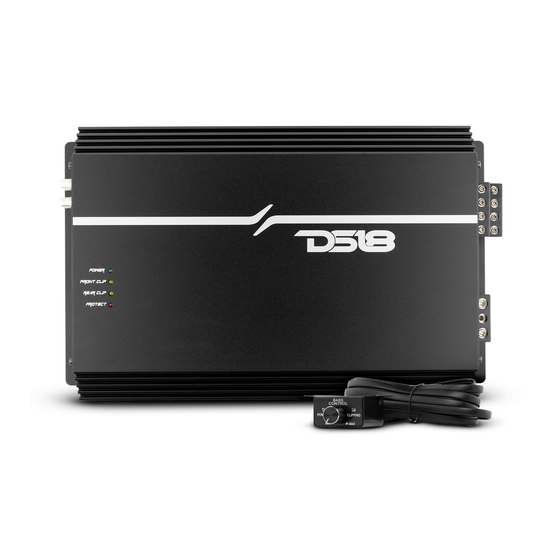 DS18 EXL-P2000X1D Owner's Manual