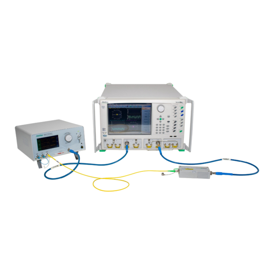 Anritsu Company VectorStar ME7848A-0271 Quick Start Manual