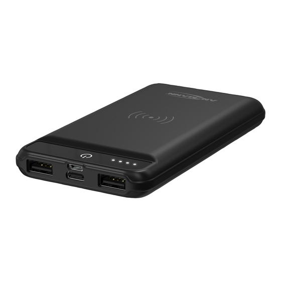 ANSMANN POWERBANK 8.0 WIRELESS Manual