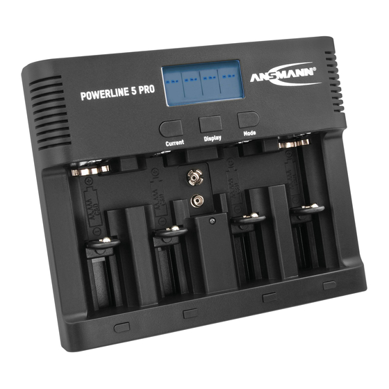 ANSMANN POWERLINE 5 PRO Manual