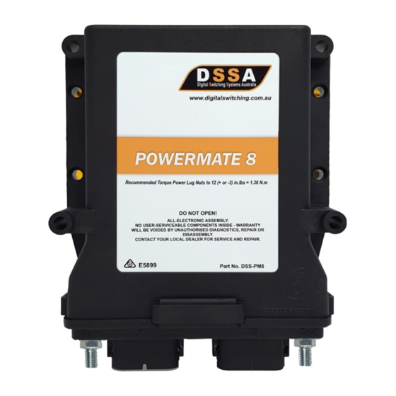 DSSA POWERMATE 8 Manuel