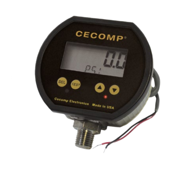 Absolute Process Instruments Cecomp F16LSC 使用方法