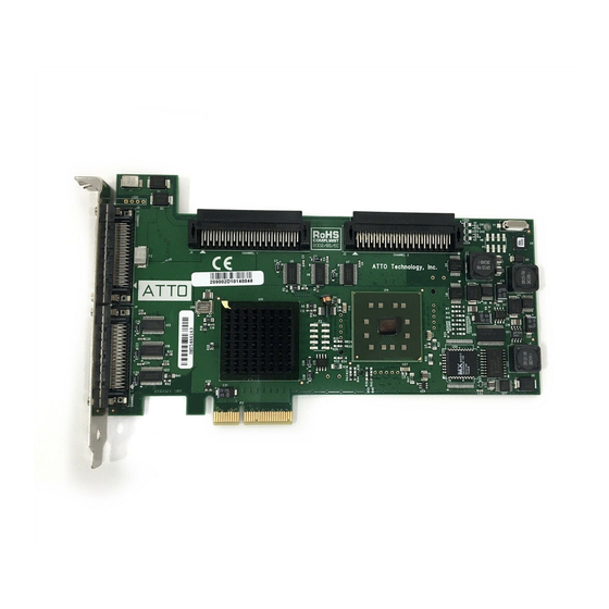 ATTO Technology UL4D PCI Додатковий посібник