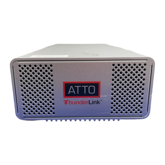 ATTO Technology ThunderLink Desklink FC 1082 Başlangıç Kılavuzu