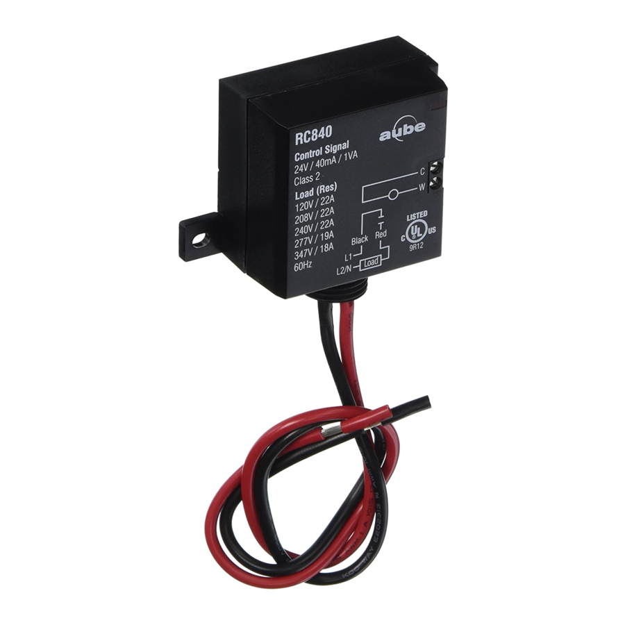 Aube Technologies SH-9540E Instrukcja instalacji