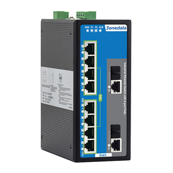 3onedata IPS7110-2GC-8POE Manuel de l'utilisateur