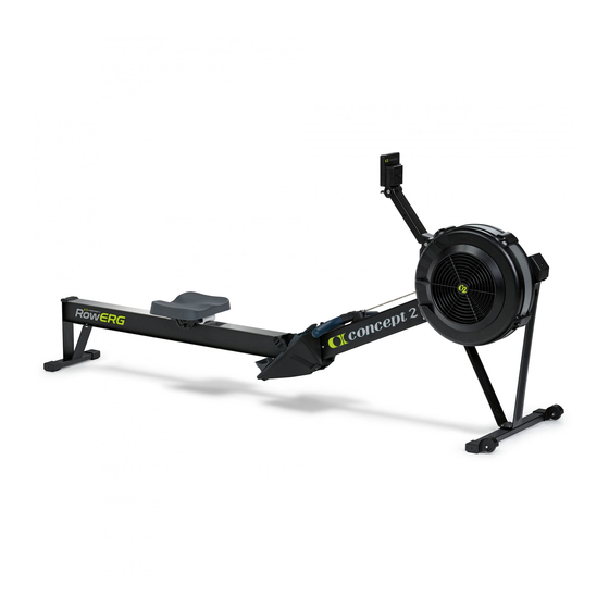 concept 2 RowERG Manual do produto