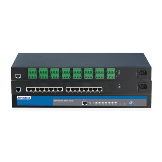 3onedata NP3008T-8D(RS-232)-RJ-P(85-265VAC) Instrukcja szybkiej instalacji