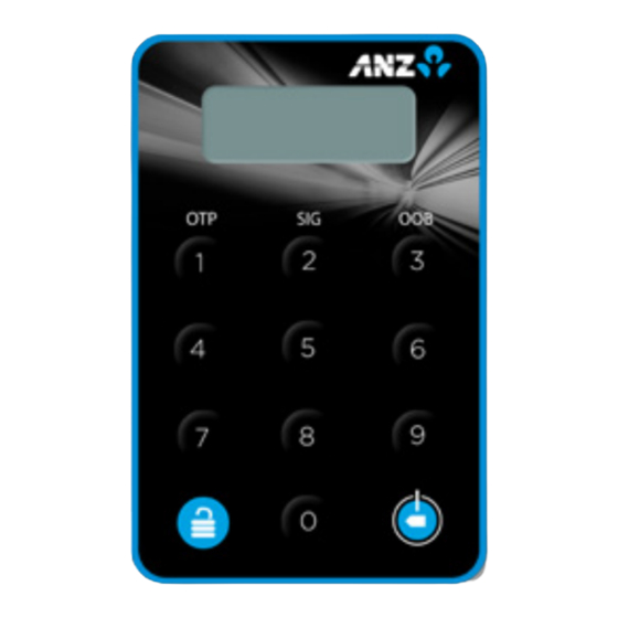 ANZ DIGIPASS 276 Manuel de l'utilisateur