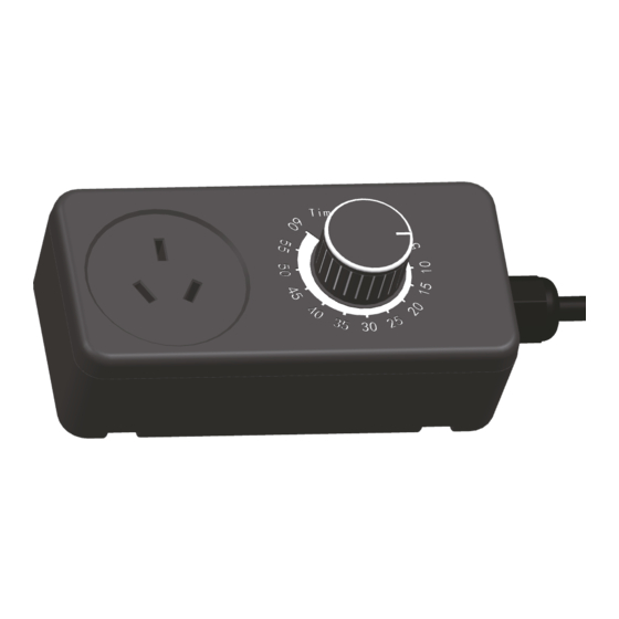 Airvent External PLUG & GO Run On Timer Owner's Manual