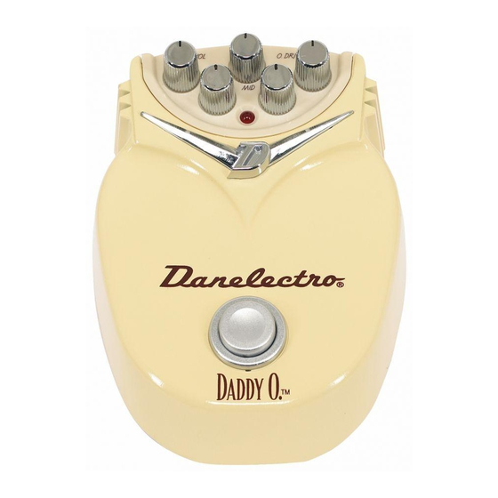 Danelectro Daddy O. DO-1 Instrukcja obsługi