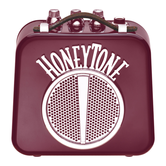 Danelectro N-10 Honeytone Mini Amp Panduan Pemilik