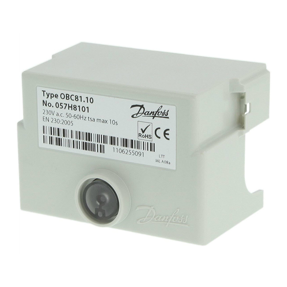 Danfoss 057H8701 Handmatig