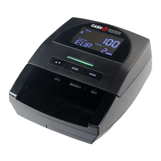 CashTester CT 433 SD Manuel