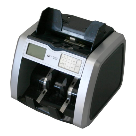 CashTester BC 241 Manual del usuario