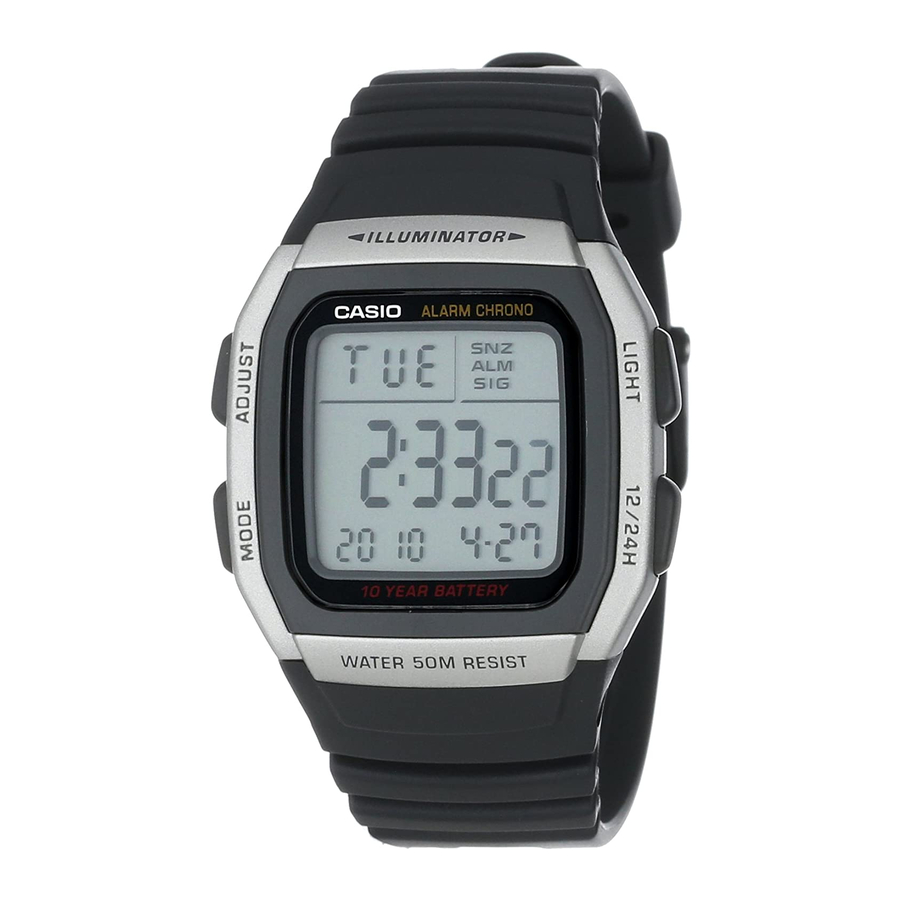 Casio 2499 Bedieningshandleiding