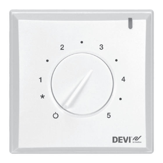 Danfoss DEVIreg 132 Installatiehandleiding