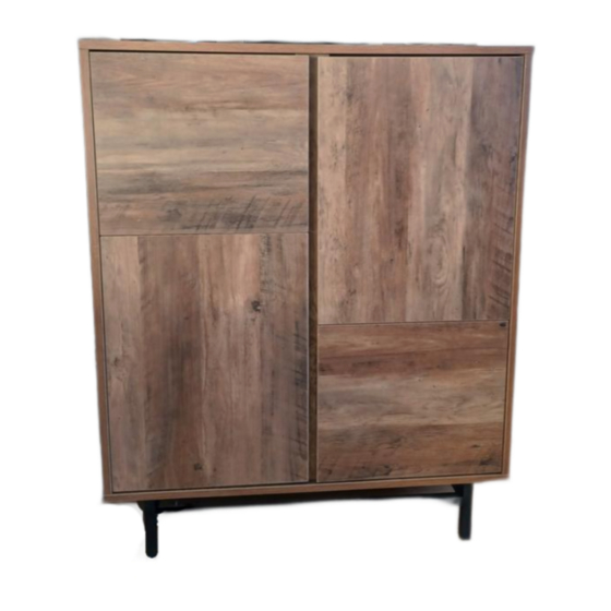 Dunelm Fulton Tall 4 Door Cabinet Talimatlar Kılavuzu