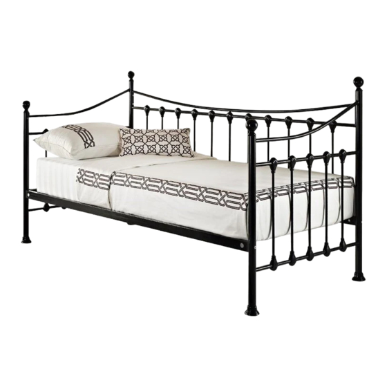 Dunelm MEMPHIS DAY BED Инструкция по сборке Руководство