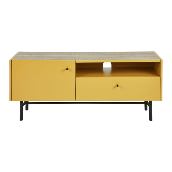 Dunelm Oliver Wide TV Unit 사용 설명서