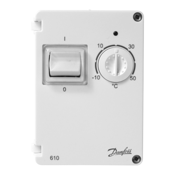 Danfoss ECtemp 610 Посібник з монтажу