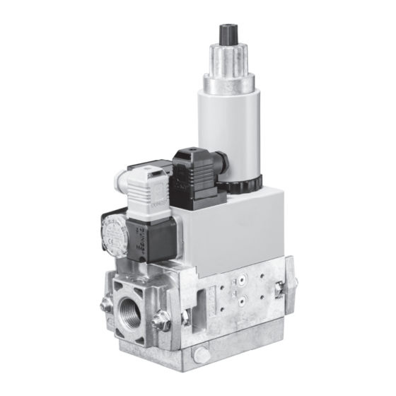 Dungs GasMultiBloc MB-ZR (DLE) B01 Instruções de utilização e montagem